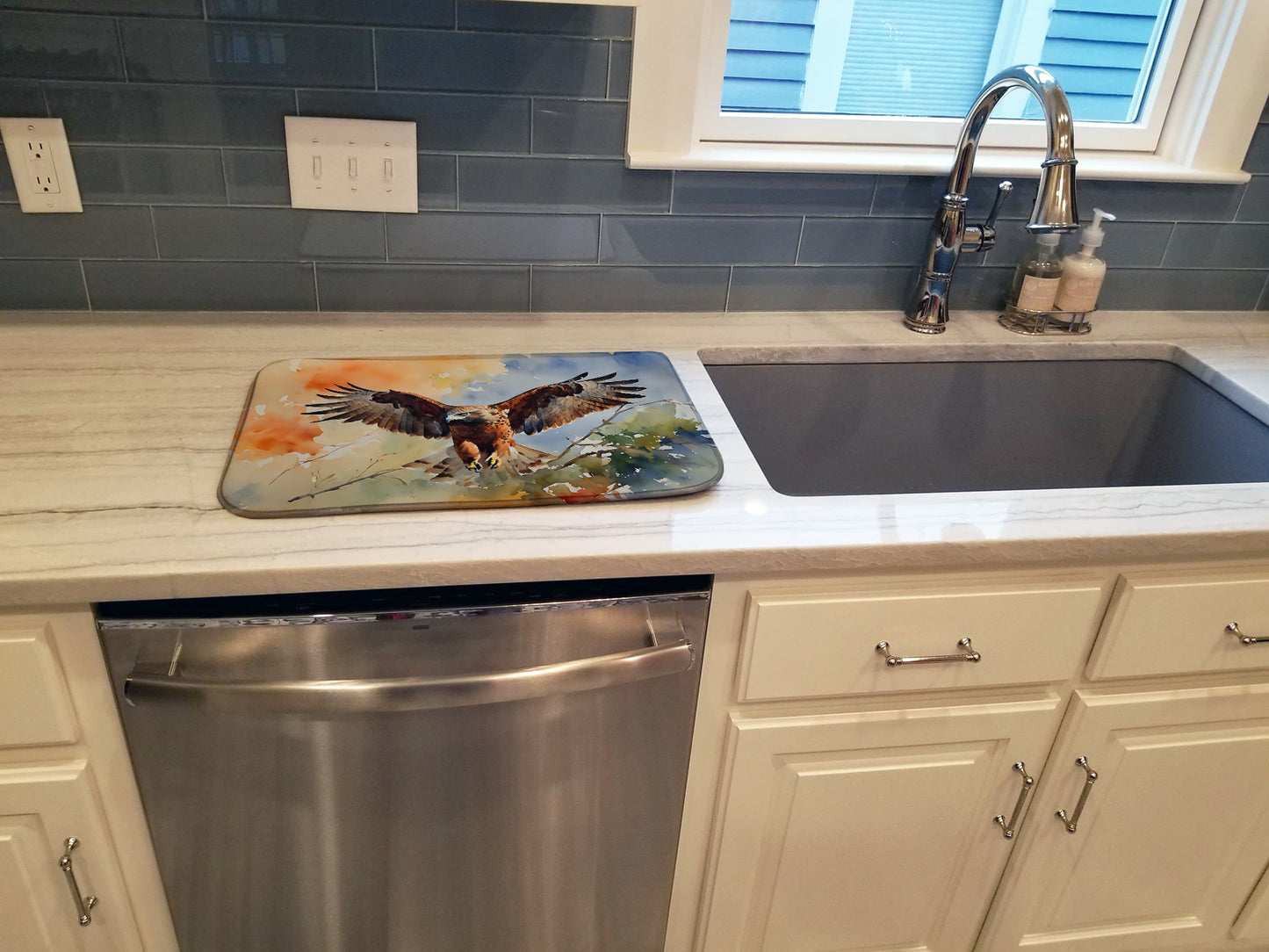 Hawk Dish Drying Mat