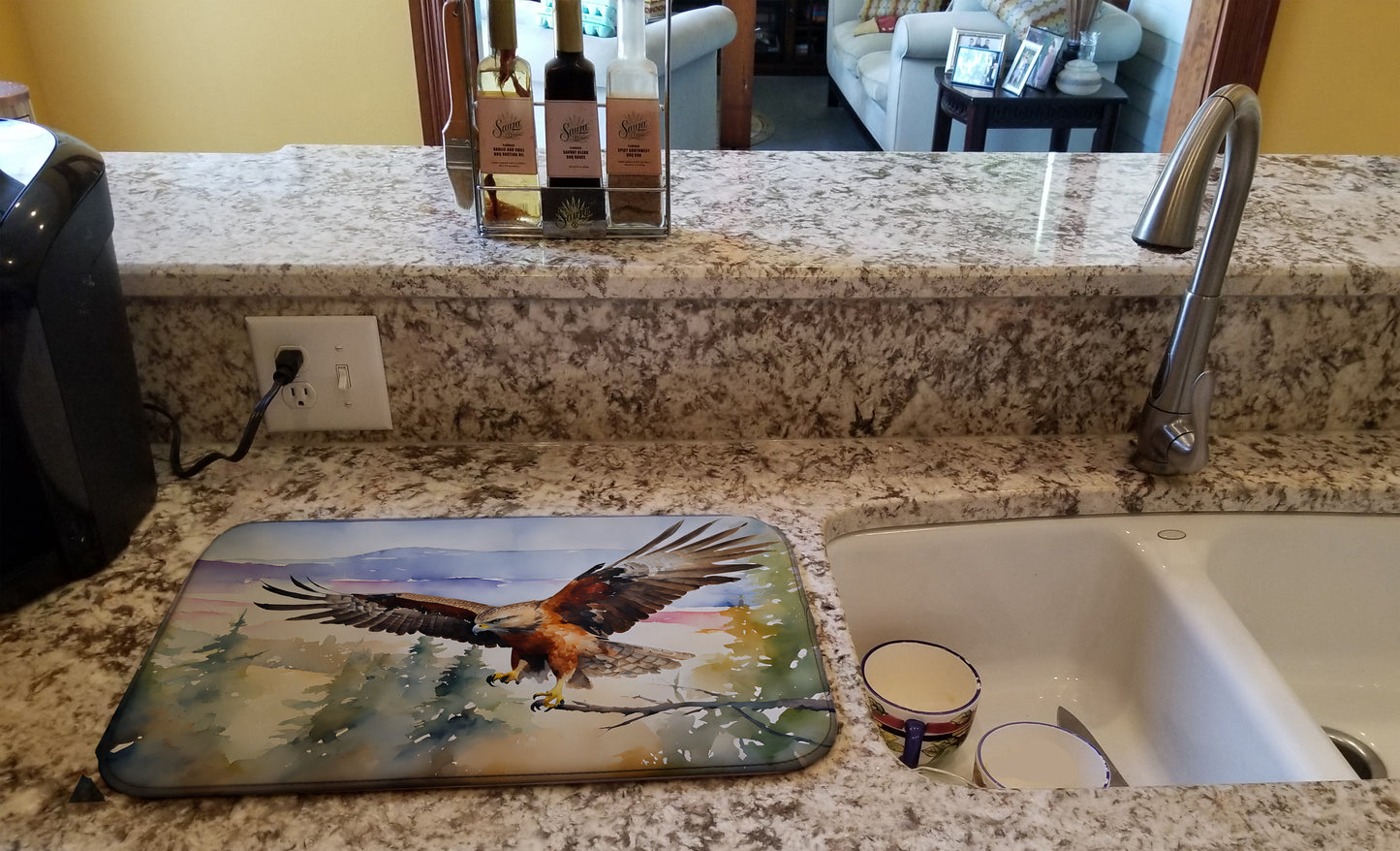 Hawk Dish Drying Mat
