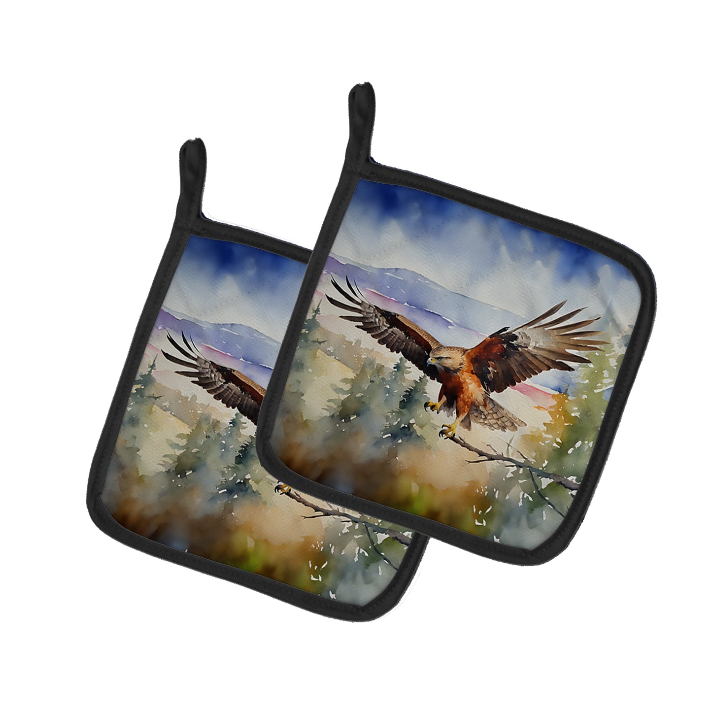 Buy this Hawk Pair of Pot Holders