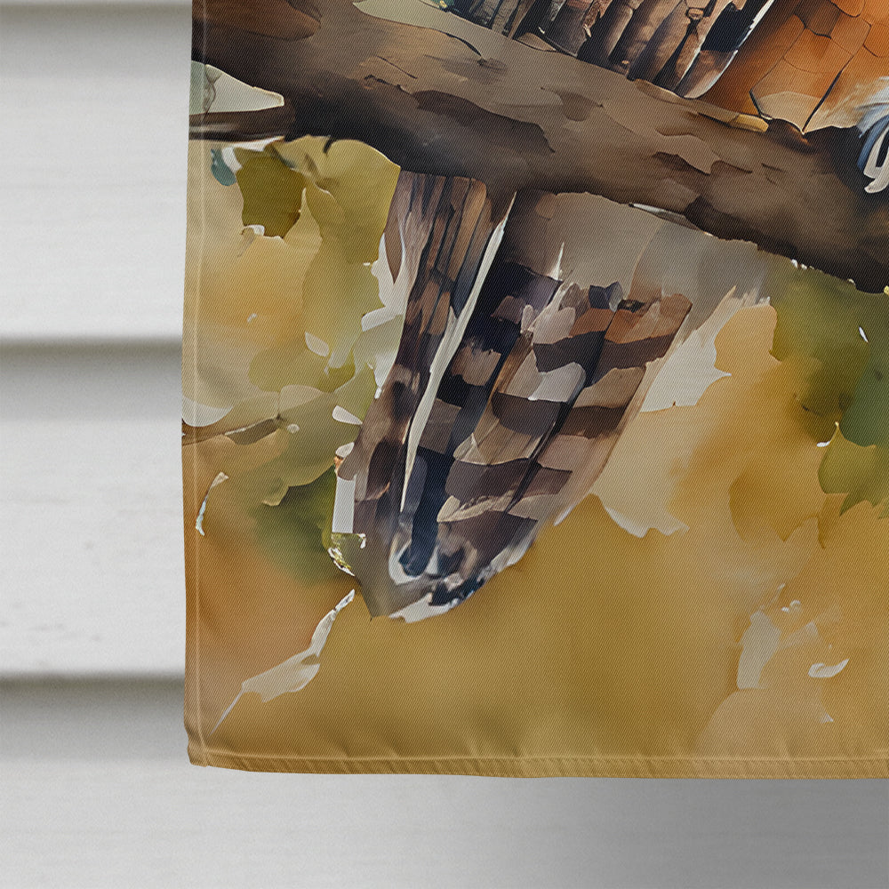 Long-Eared Owl House Flag