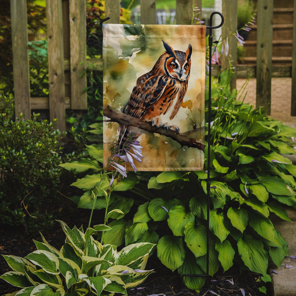 Long-Eared Owl Garden Flag