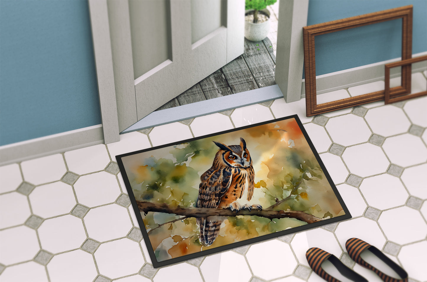 Long-Eared Owl Doormat