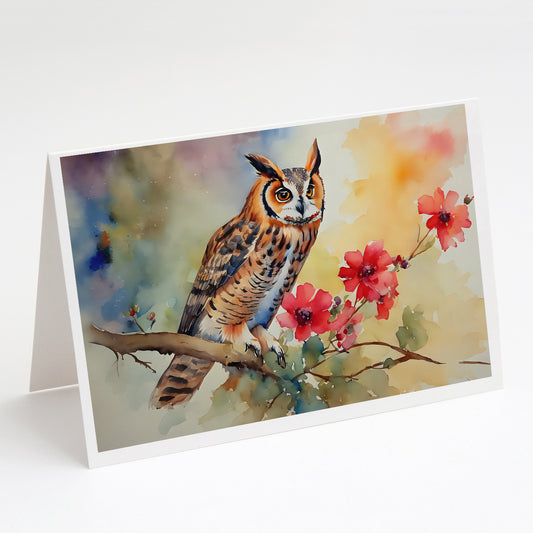 Buy this Long-Eared Owl Greeting Cards Pack of 8