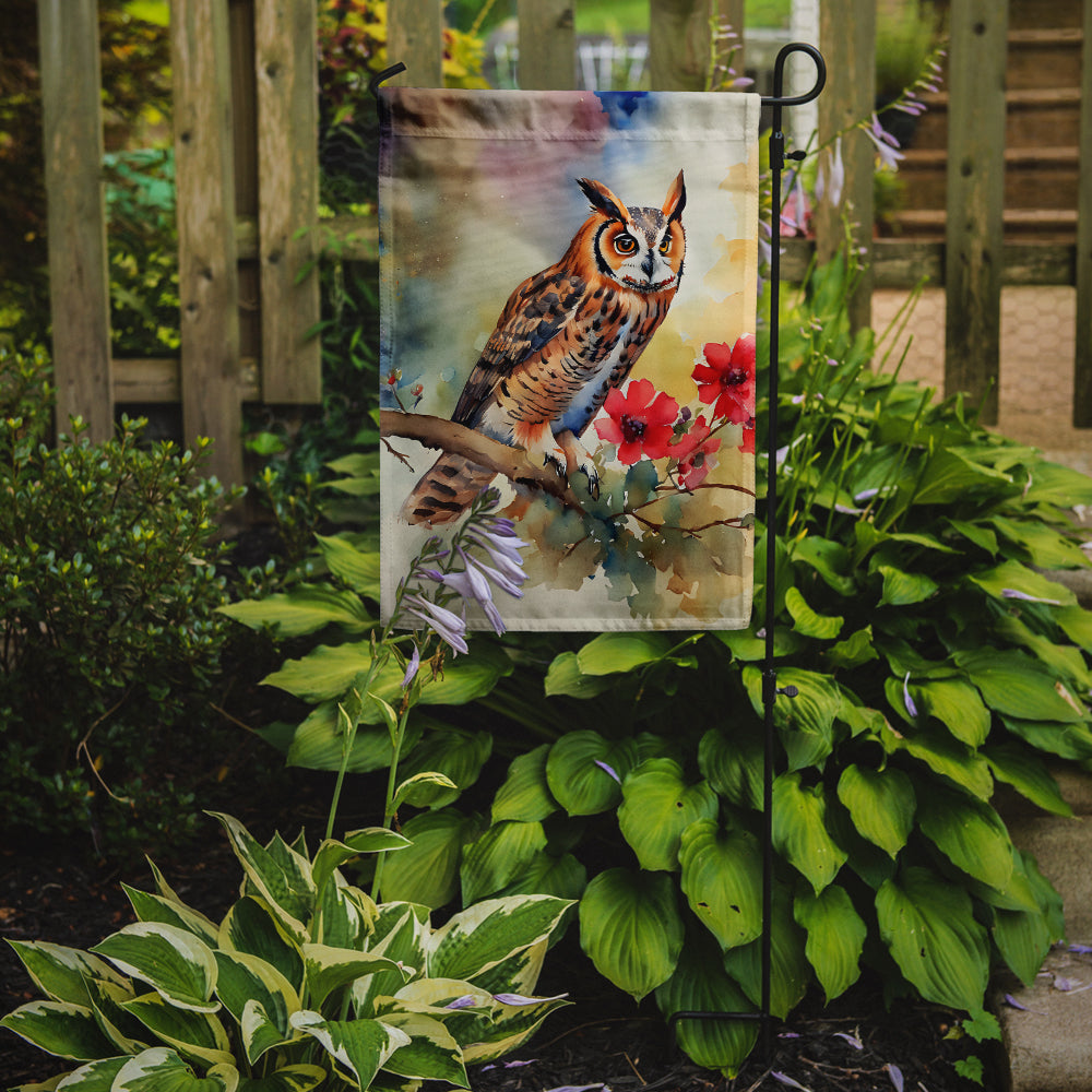 Long-Eared Owl Garden Flag