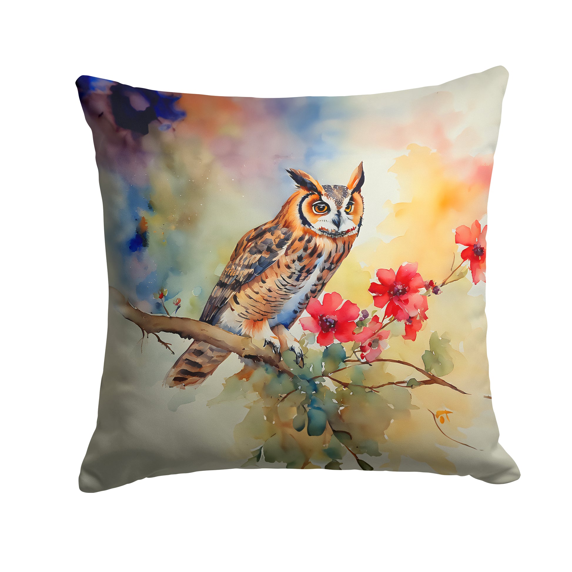 Buy this Long-Eared Owl Throw Pillow