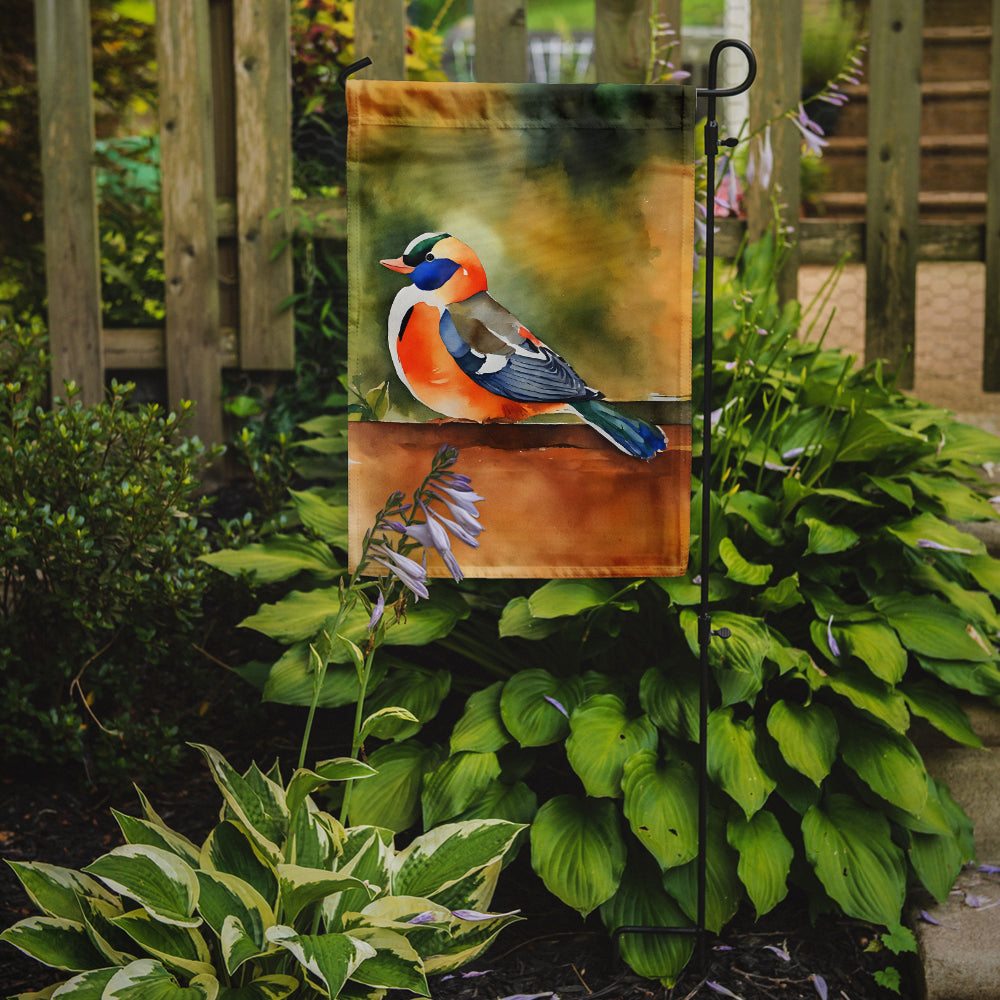 Mandarin Duck Garden Flag