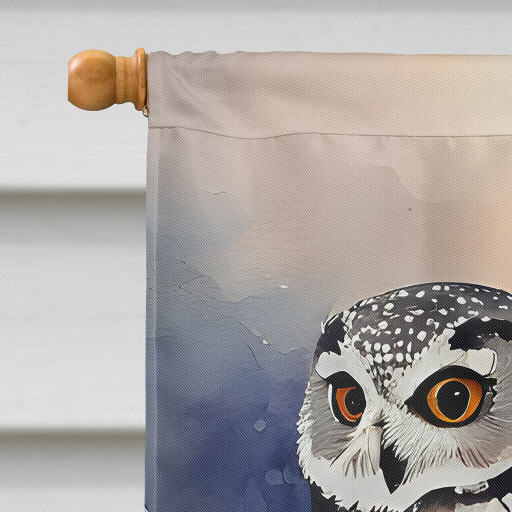 Northern Hawk Owl House Flag