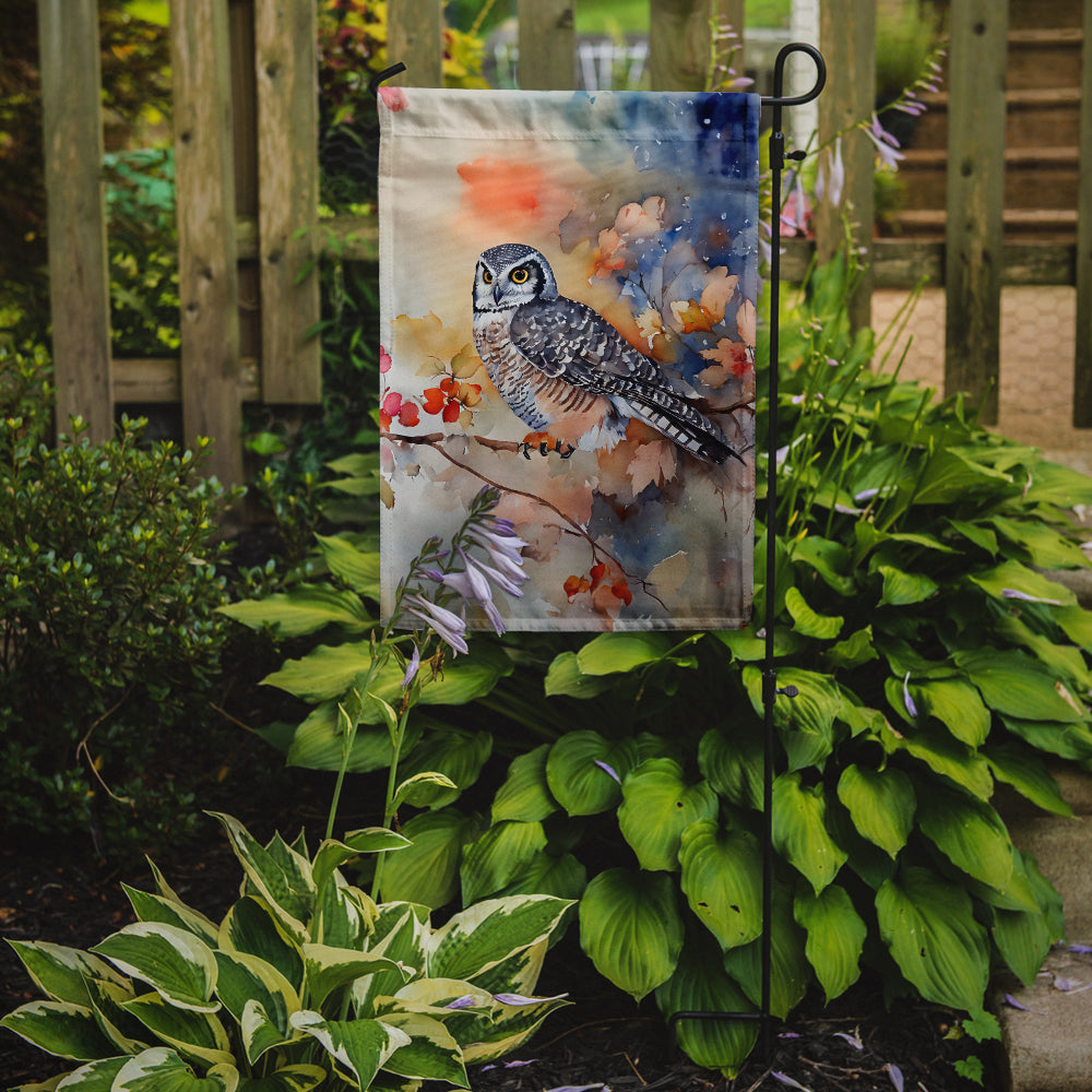 Northern Hawk Owl Garden Flag