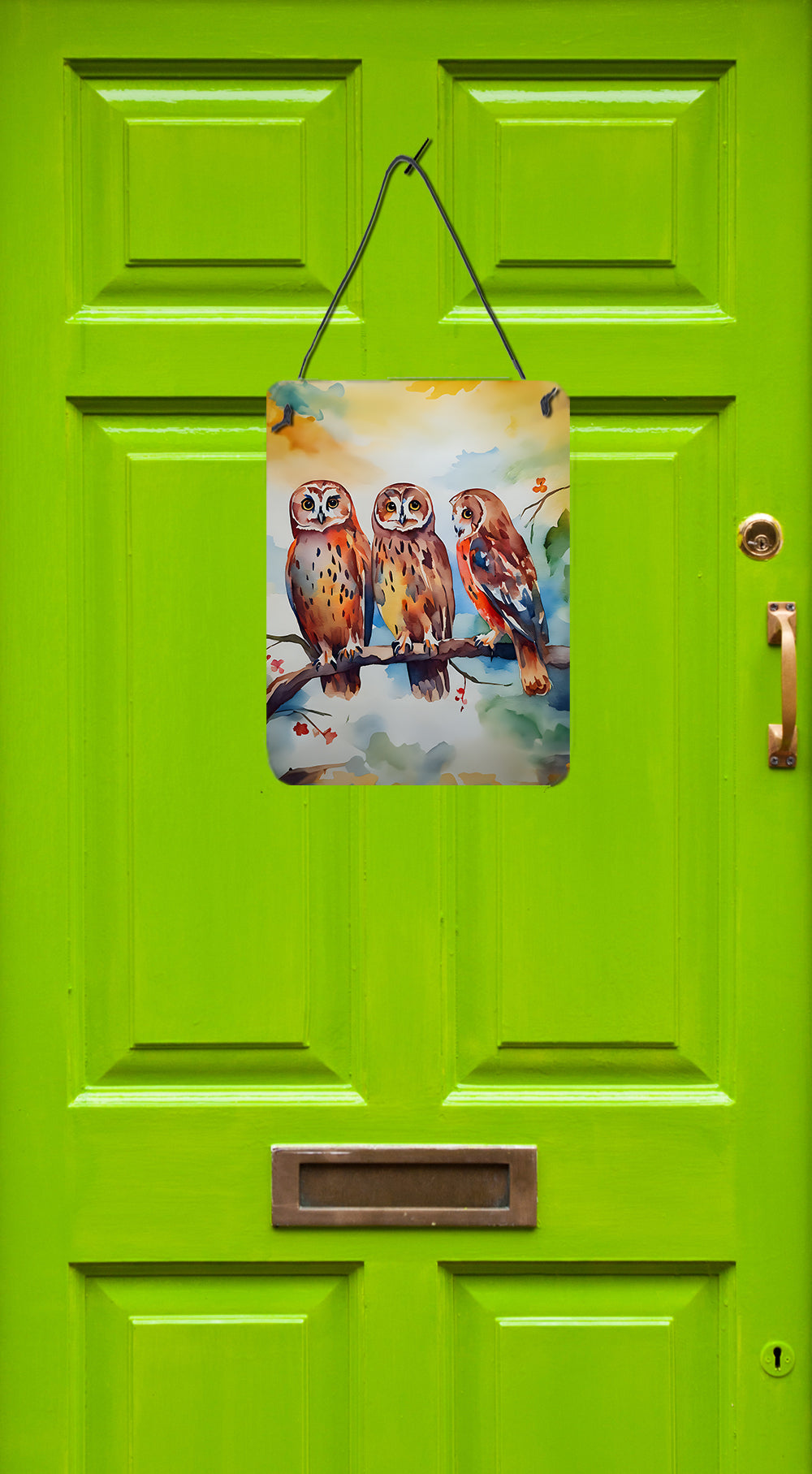 Owls Wall or Door Hanging Prints