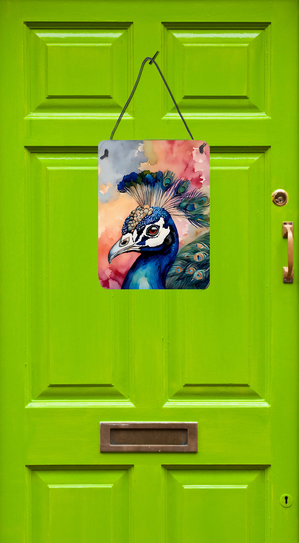 Peacock Wall or Door Hanging Prints