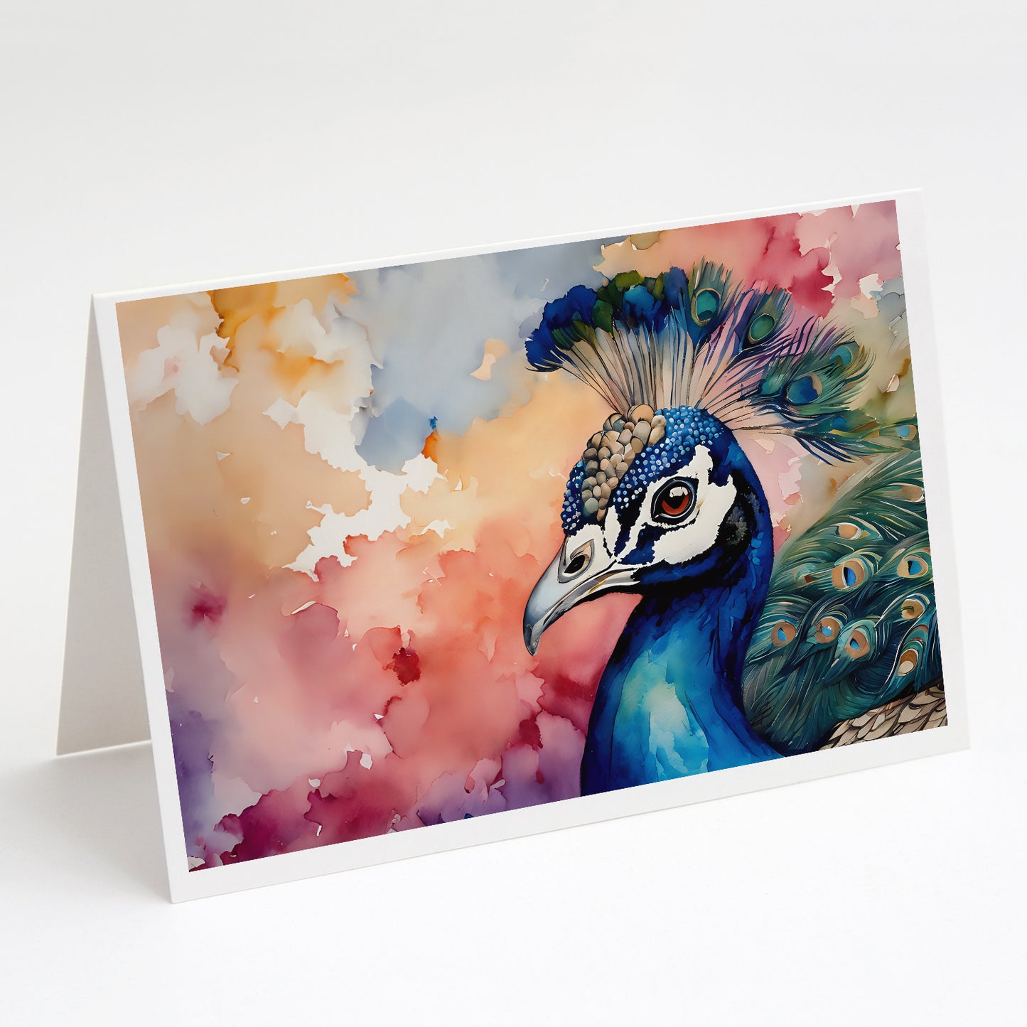 Buy this Peacock Greeting Cards Pack of 8