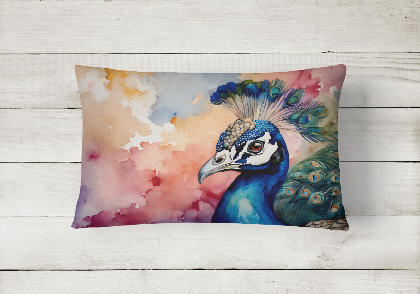 Peacock Throw Pillow