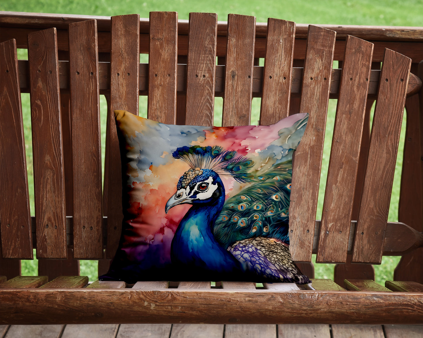 Peacock Throw Pillow