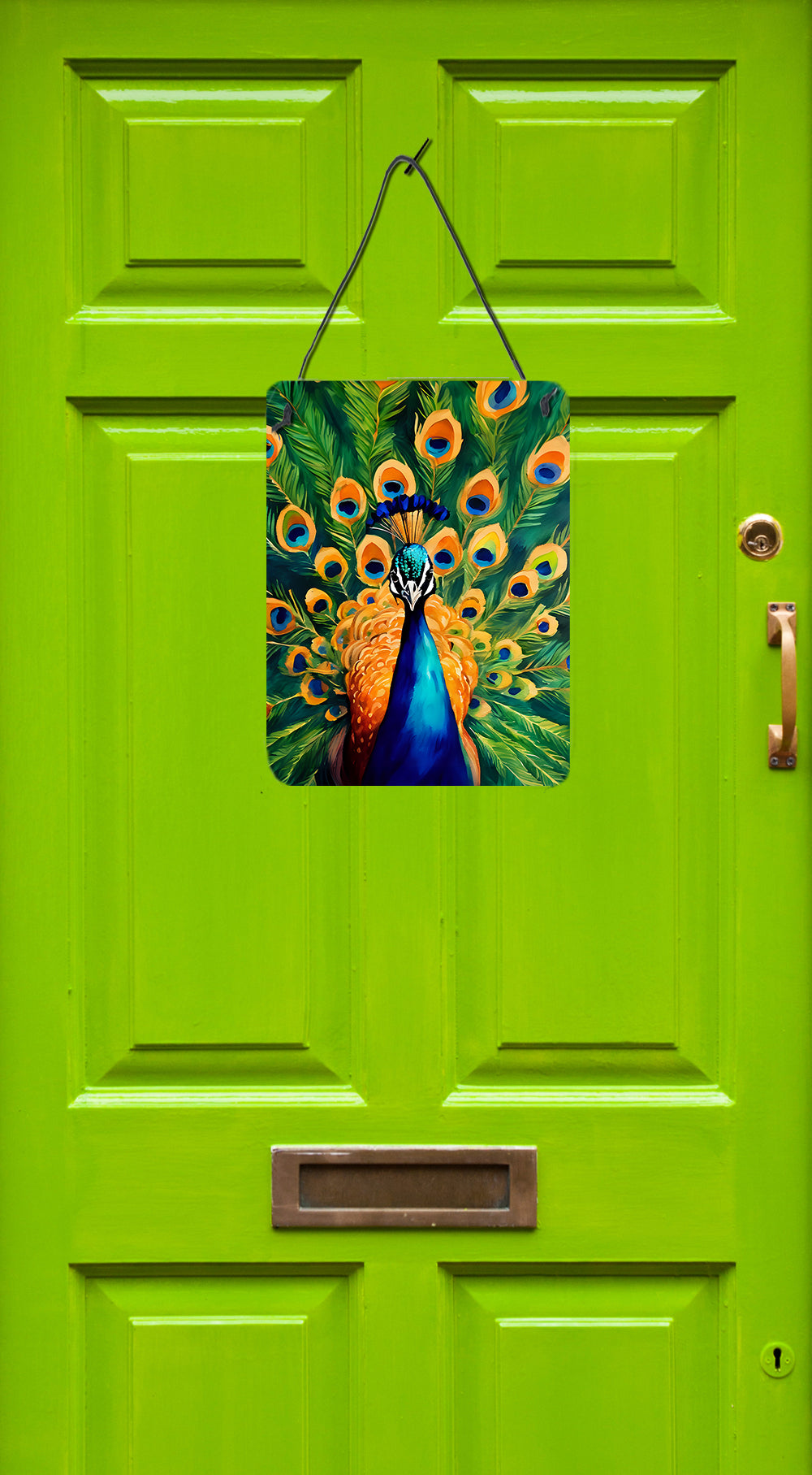 Peacock Wall or Door Hanging Prints