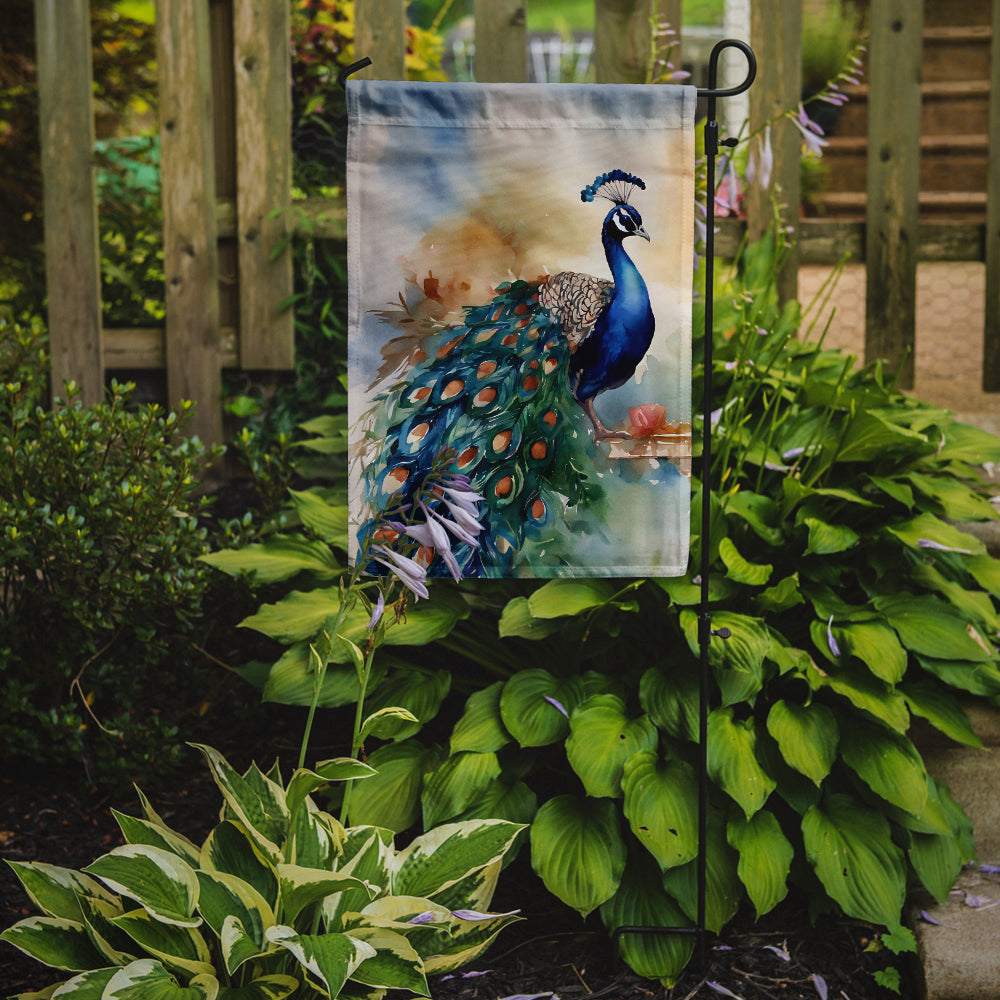 Peacock Garden Flag