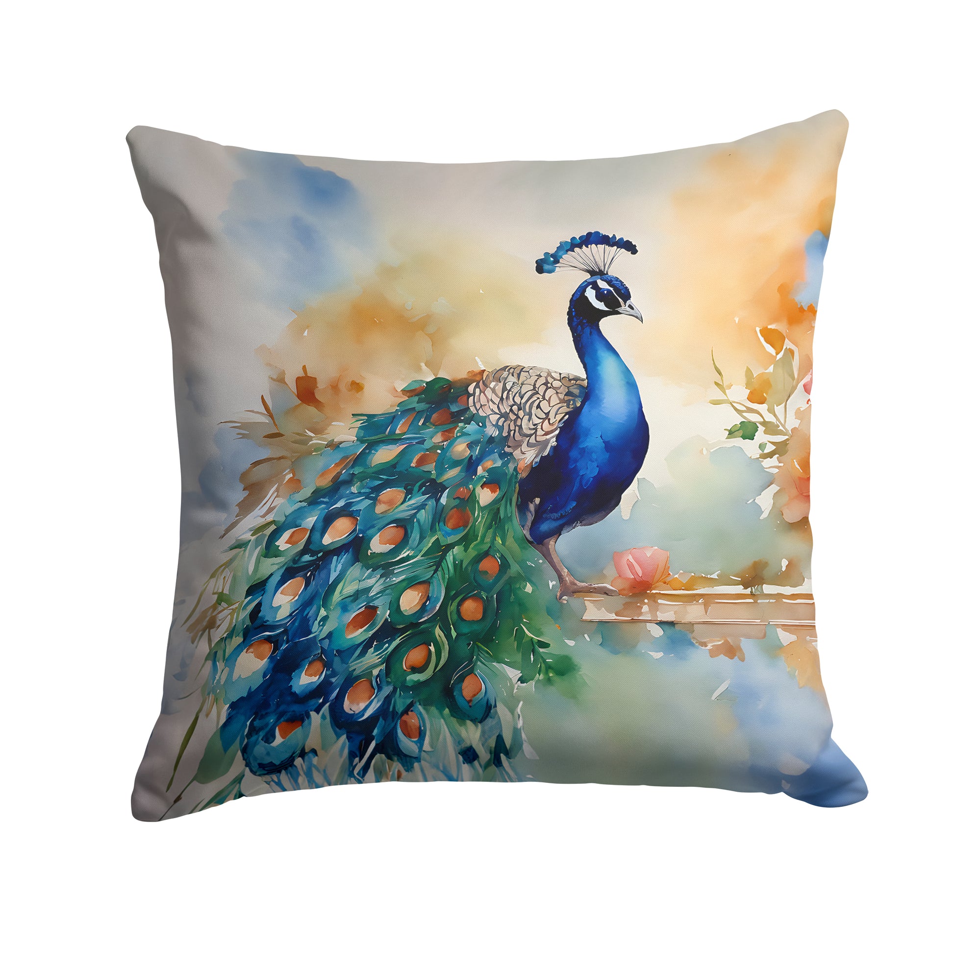 Buy this Peacock Throw Pillow