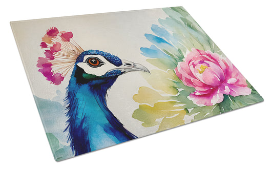 Buy this Peacock Glass Cutting Board