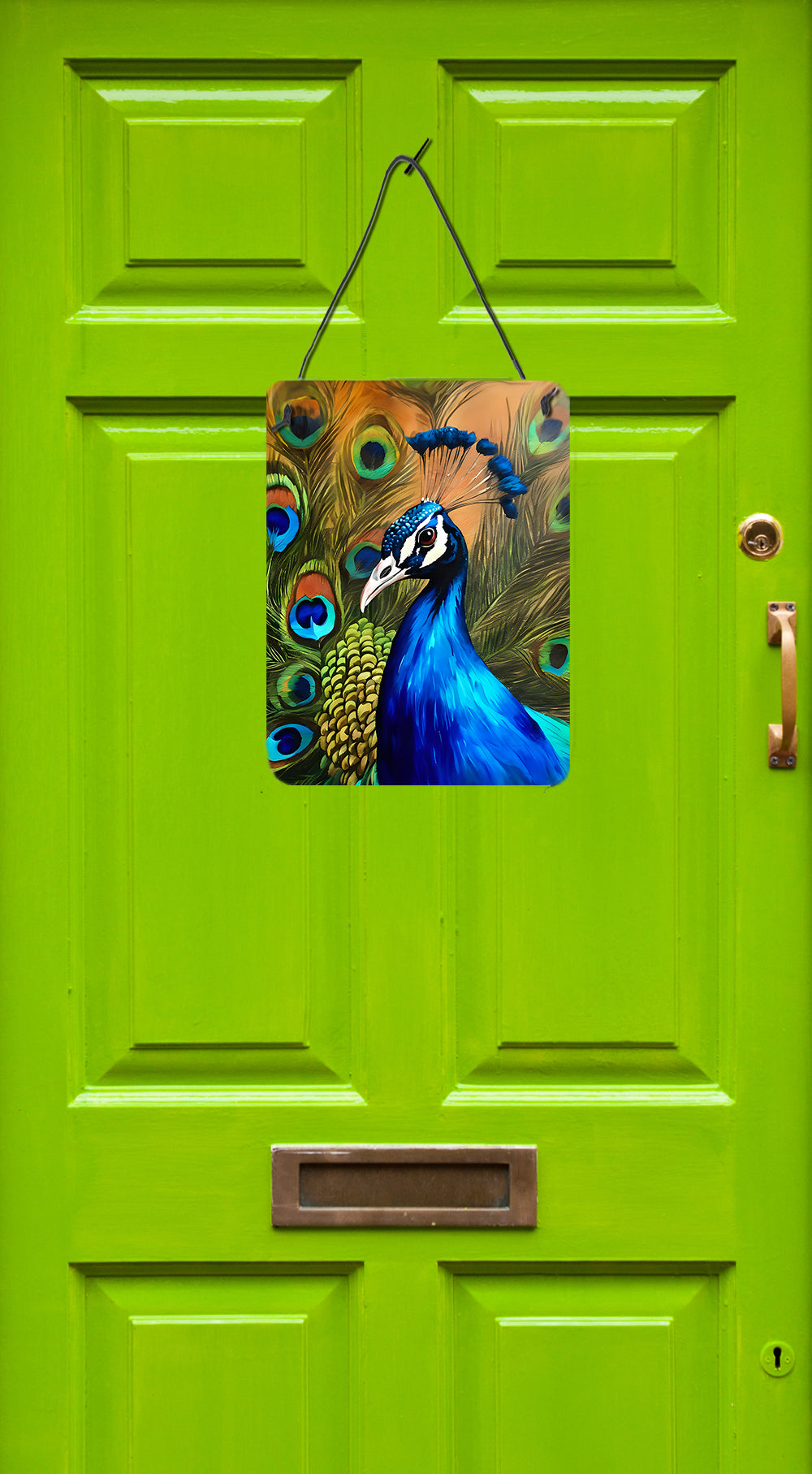 Peacock Wall or Door Hanging Prints