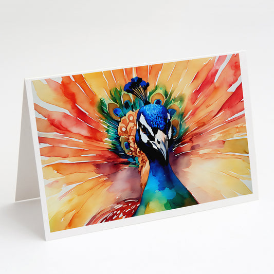 Buy this Peacock Greeting Cards Pack of 8