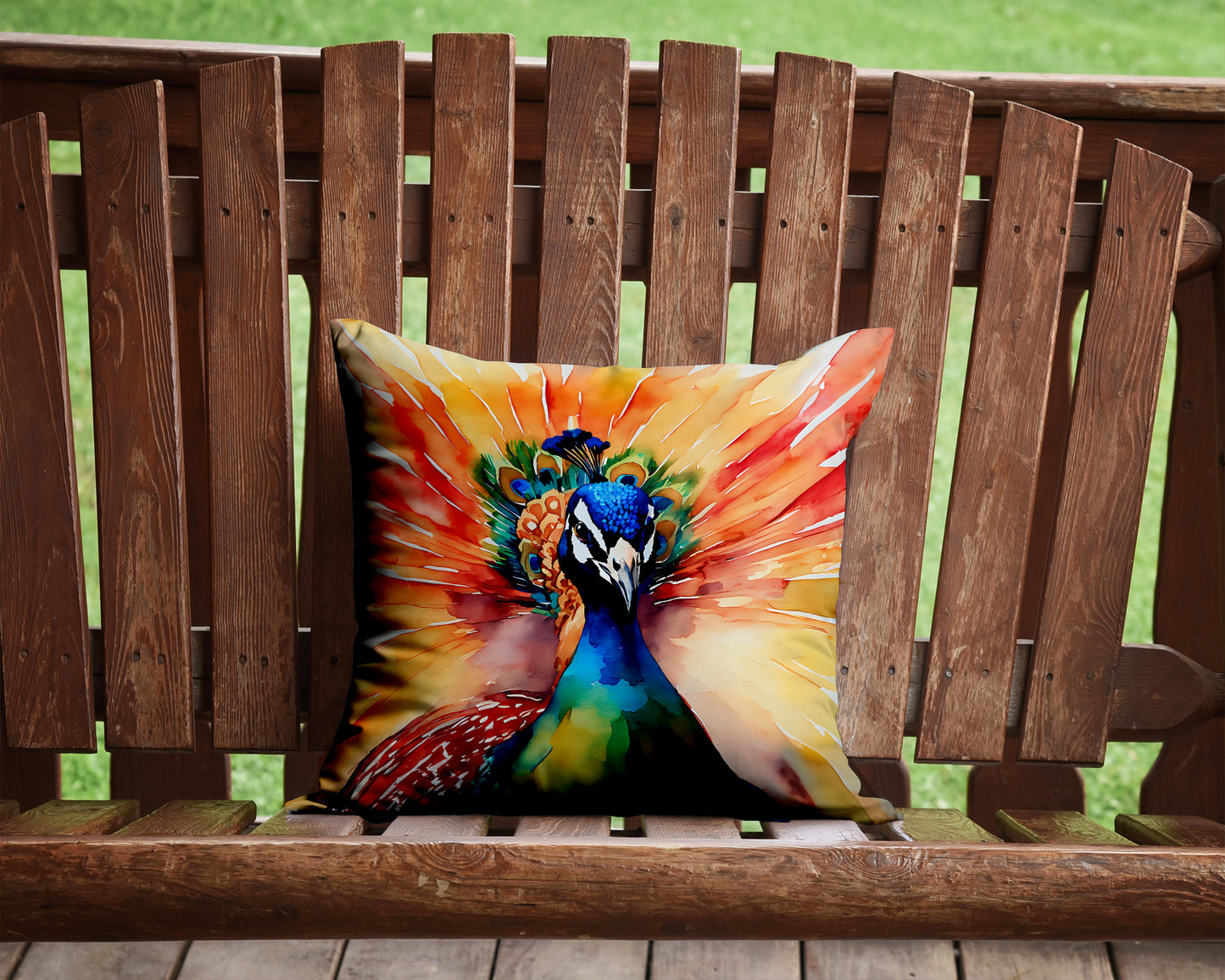 Peacock Throw Pillow