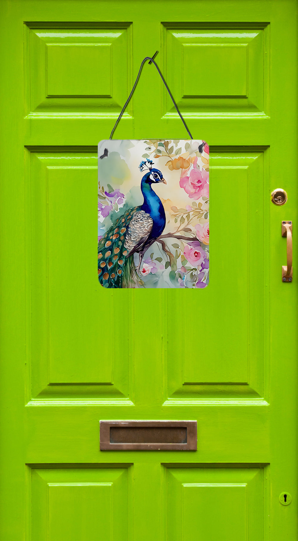 Peacock Wall or Door Hanging Prints