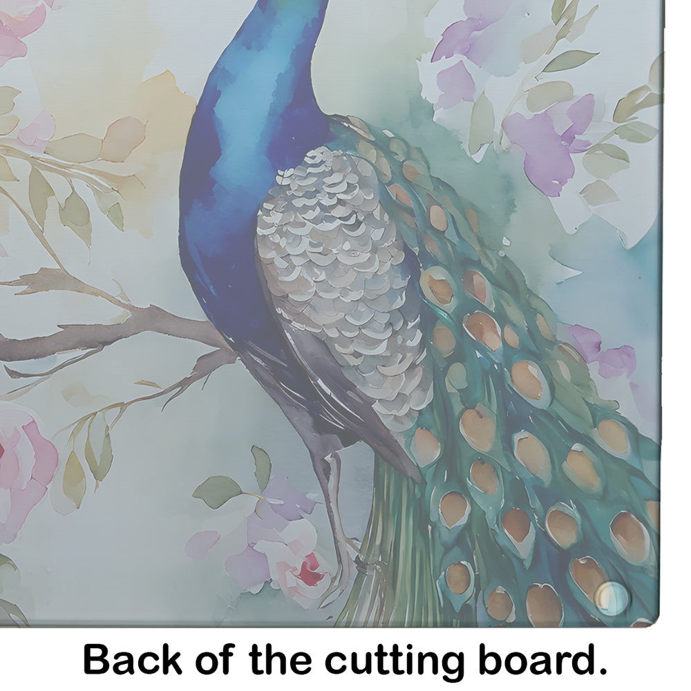 Peacock Glass Cutting Board