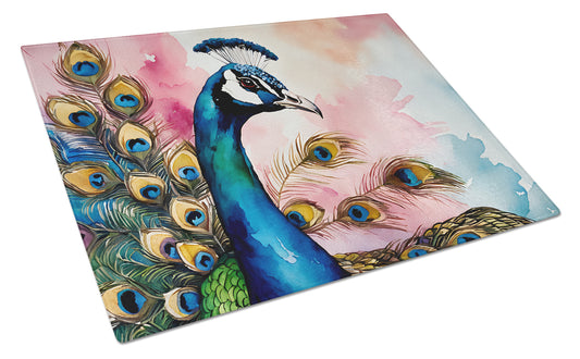 Buy this Peacock Glass Cutting Board