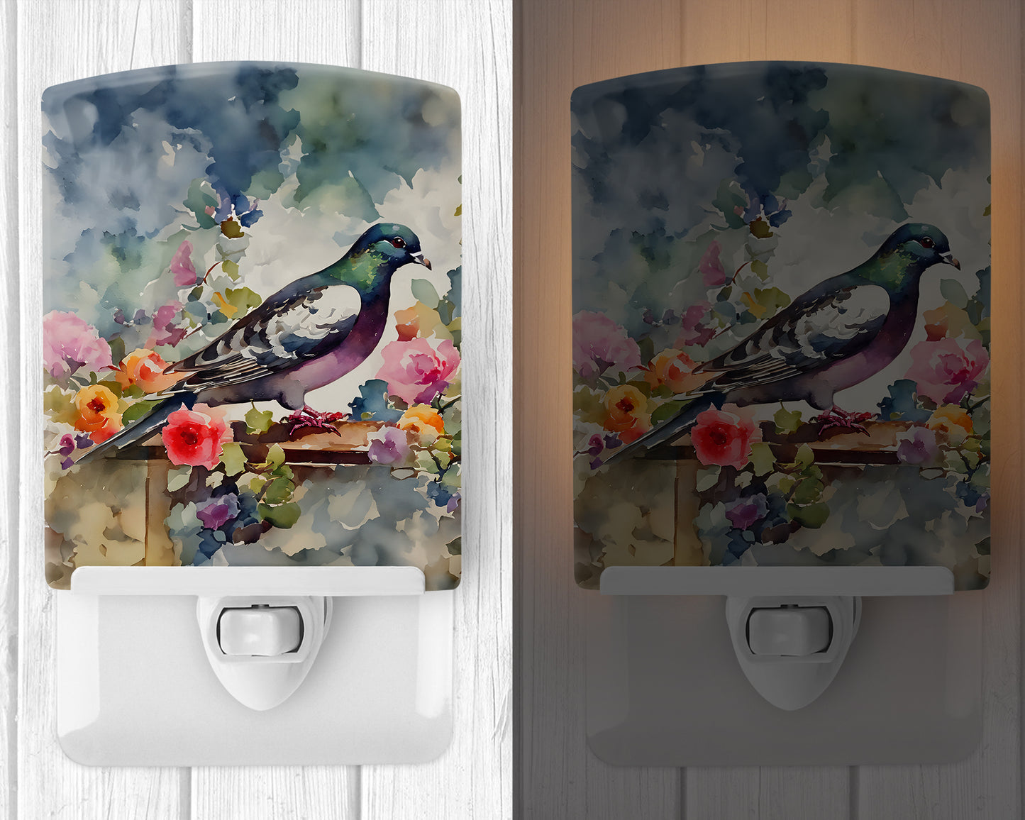 Pigeon Ceramic Night Light