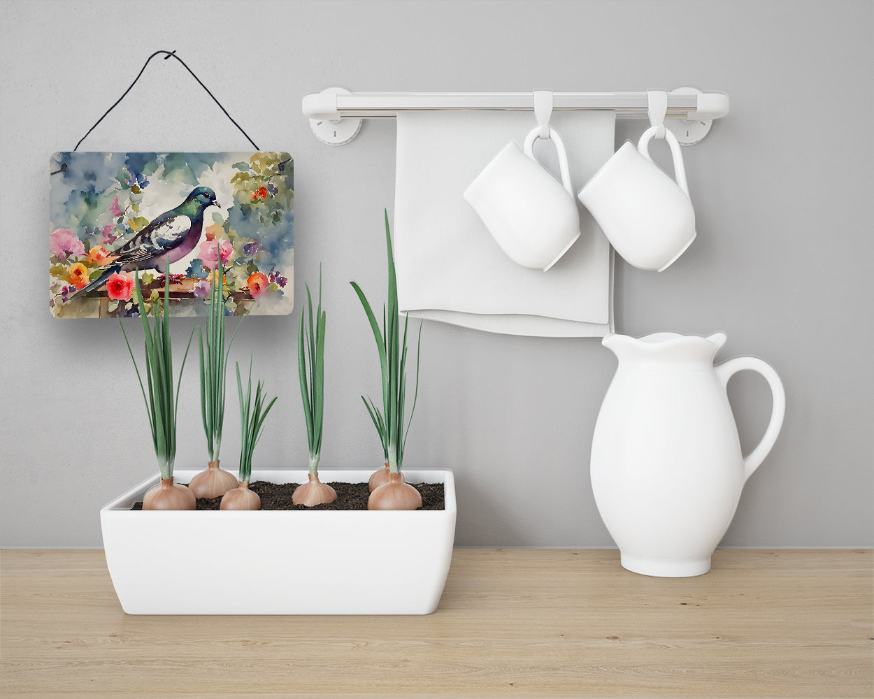 Pigeon Wall or Door Hanging Prints