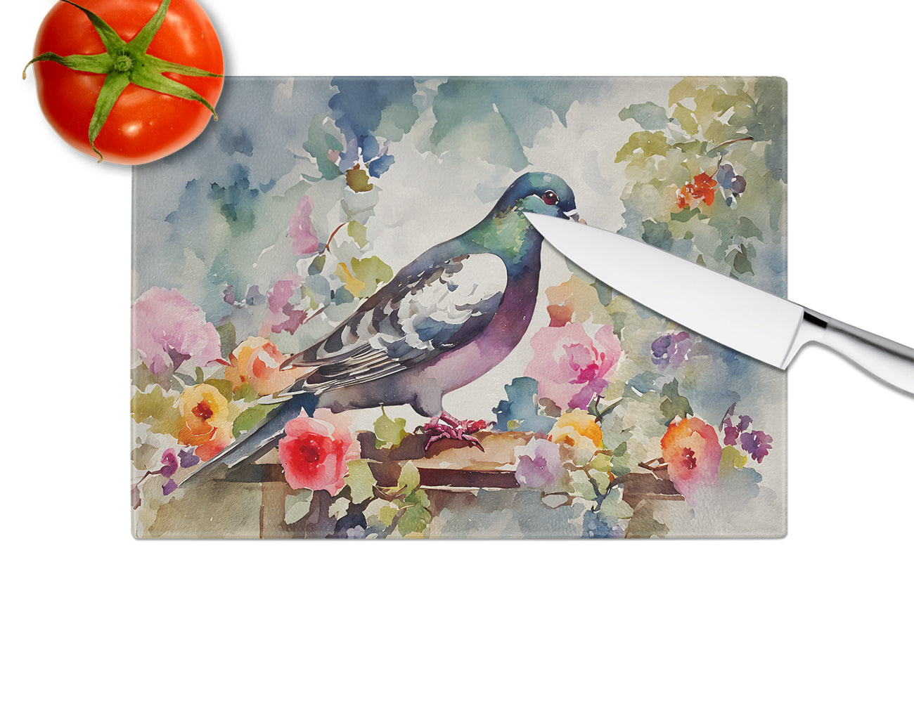 Pigeon Glass Cutting Board