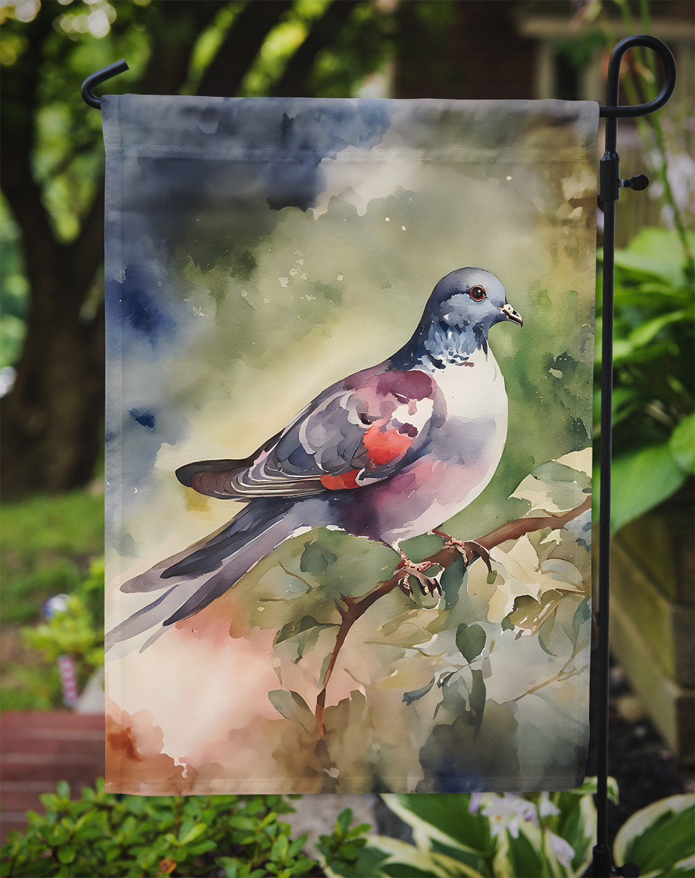 Pigeon Garden Flag