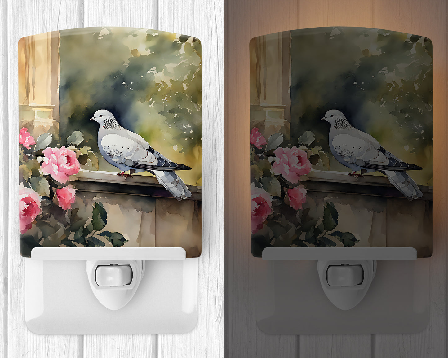 Pigeon Ceramic Night Light