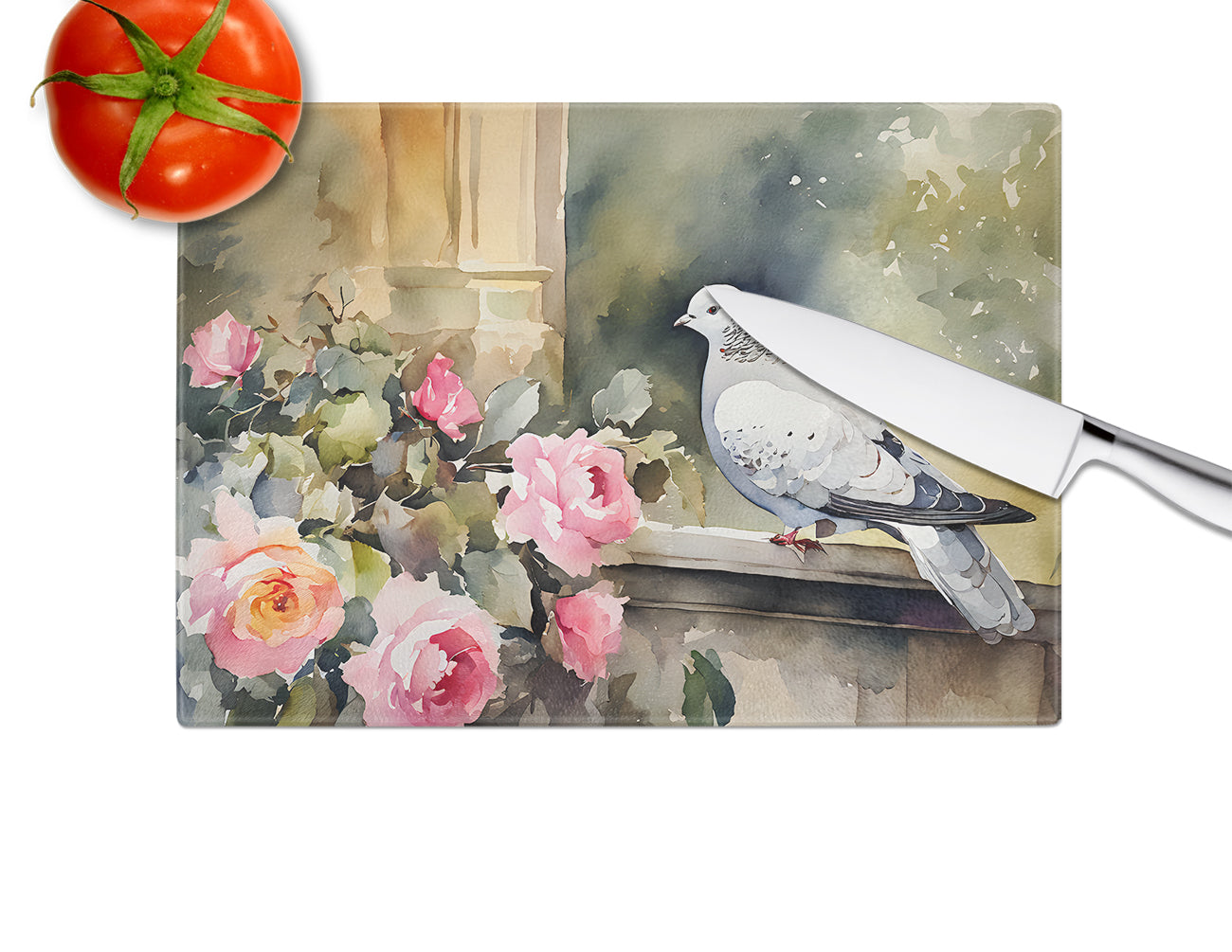 Pigeon Glass Cutting Board