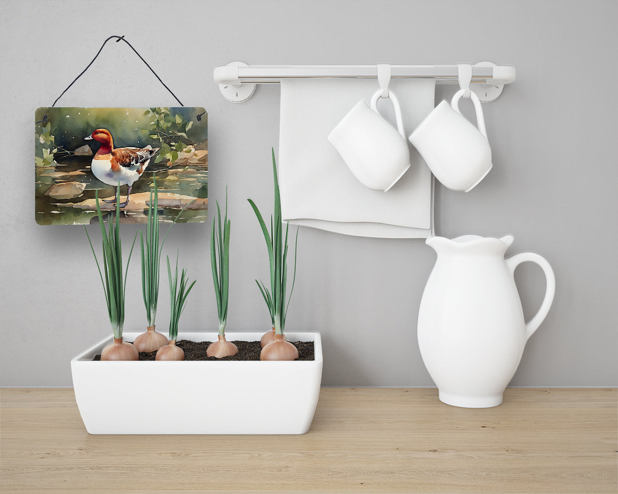 Redhead Duck Wall or Door Hanging Prints