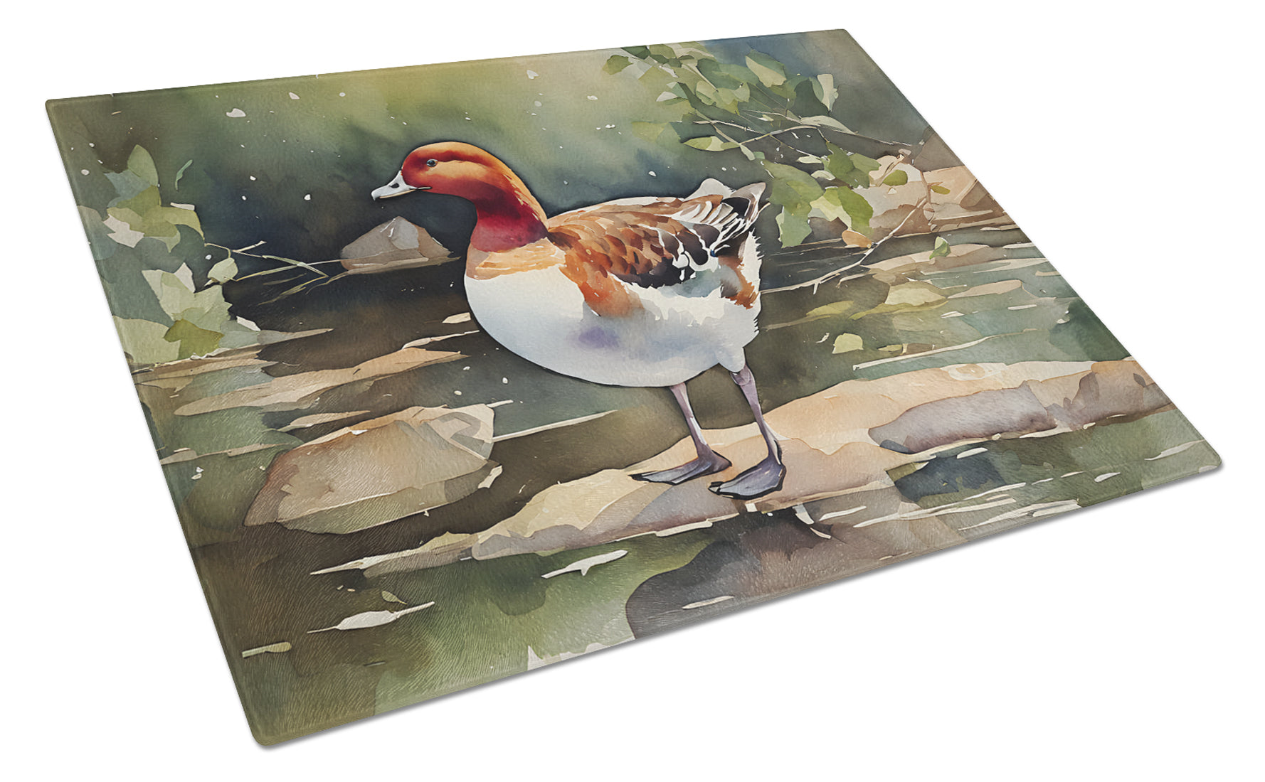 Buy this Redhead Duck Glass Cutting Board