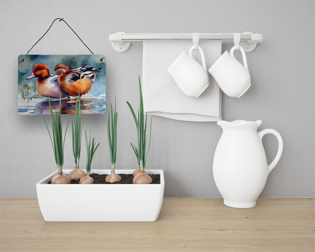 Redhead Duck Wall or Door Hanging Prints