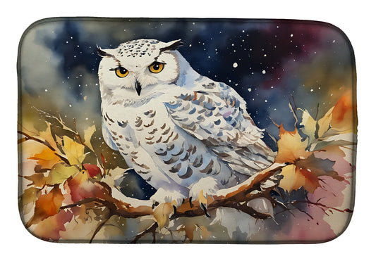 Buy this Snowy Owl Dish Drying Mat