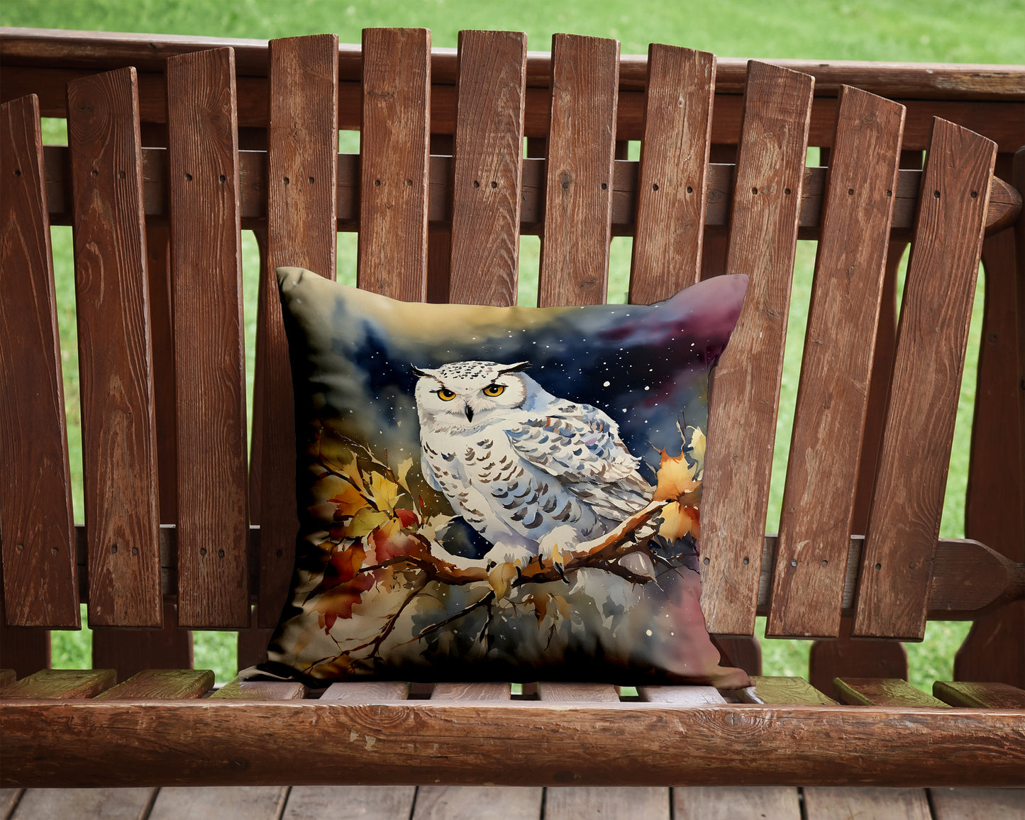 Snowy Owl Throw Pillow