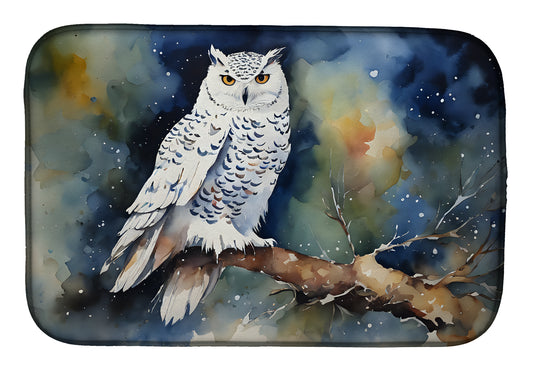 Buy this Snowy Owl Dish Drying Mat