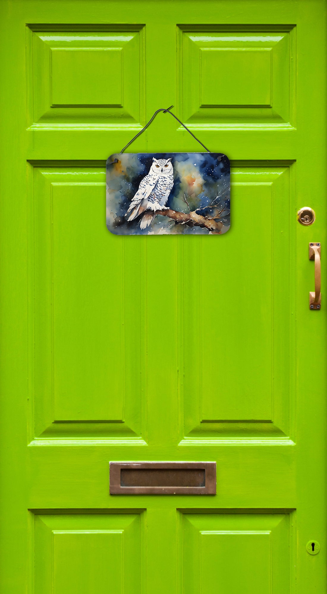 Snowy Owl Wall or Door Hanging Prints