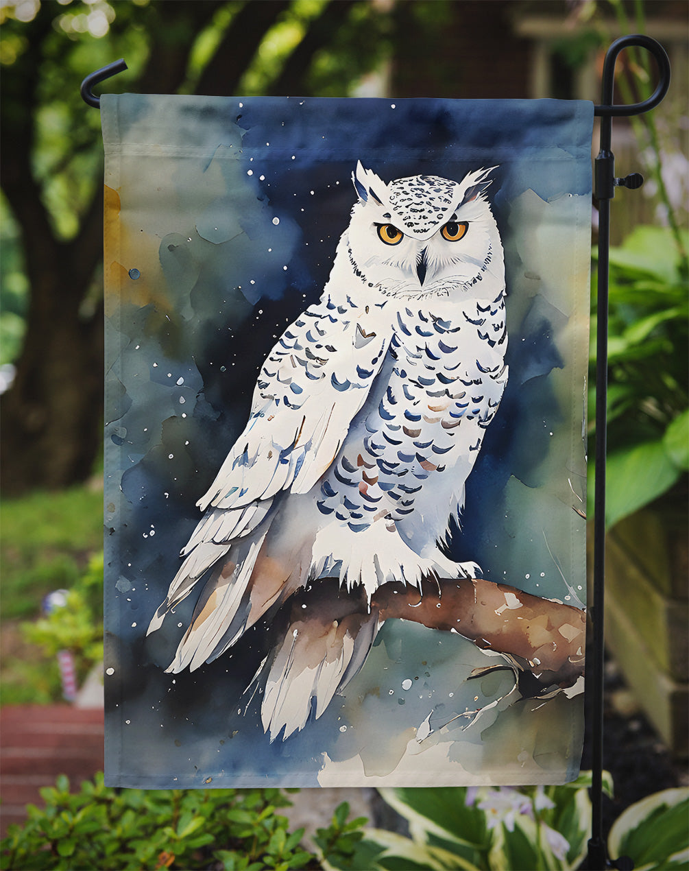 Snowy Owl Garden Flag