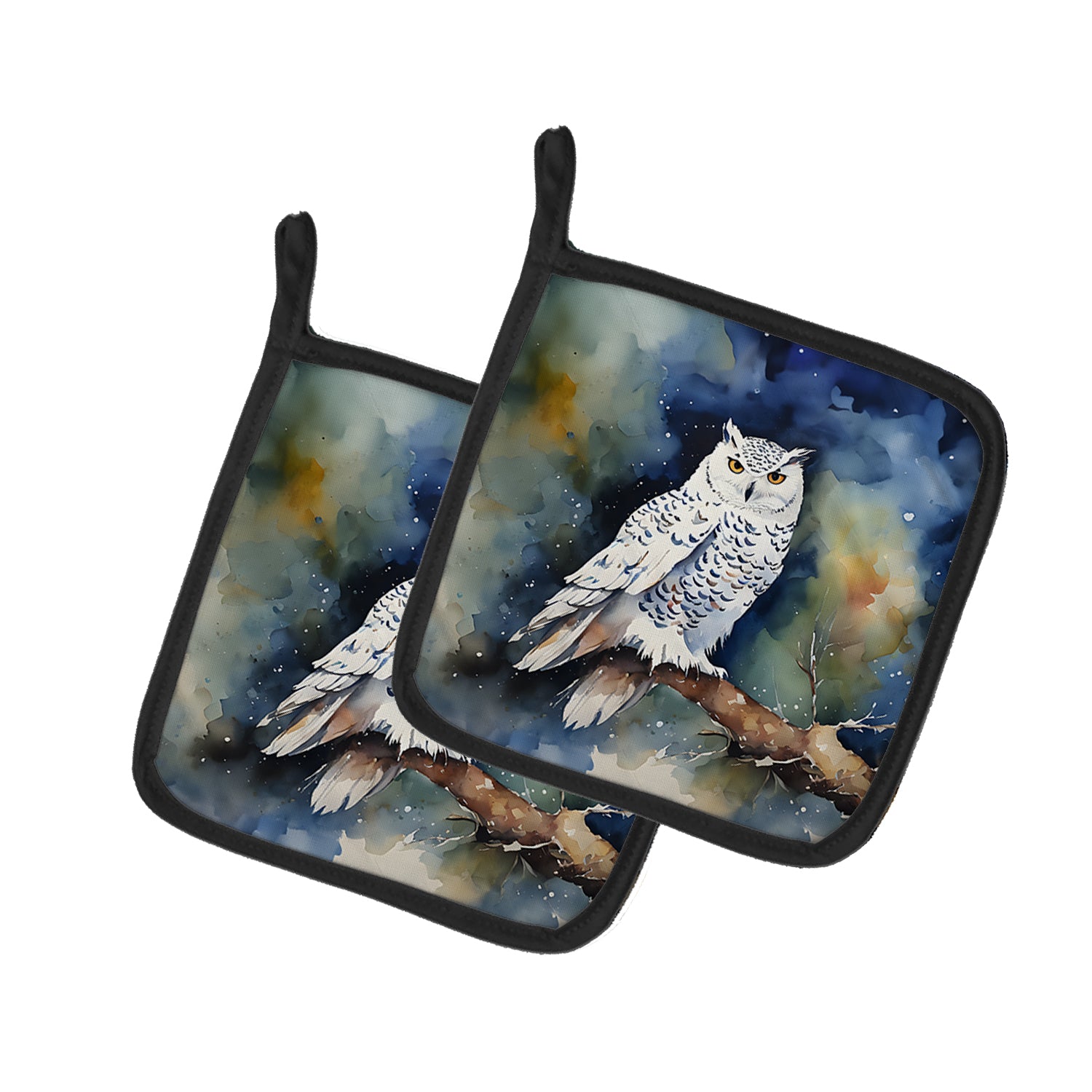 Buy this Snowy Owl Pair of Pot Holders