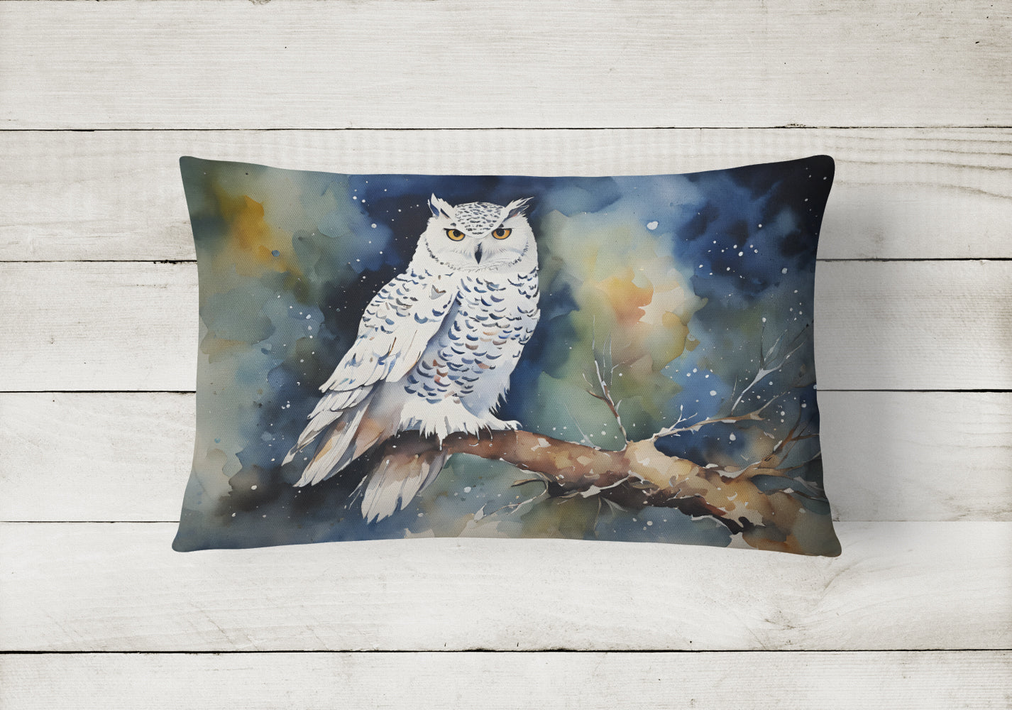 Snowy Owl Throw Pillow