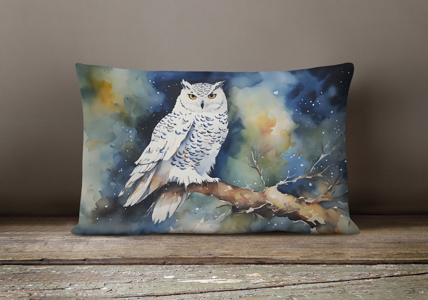 Snowy Owl Throw Pillow