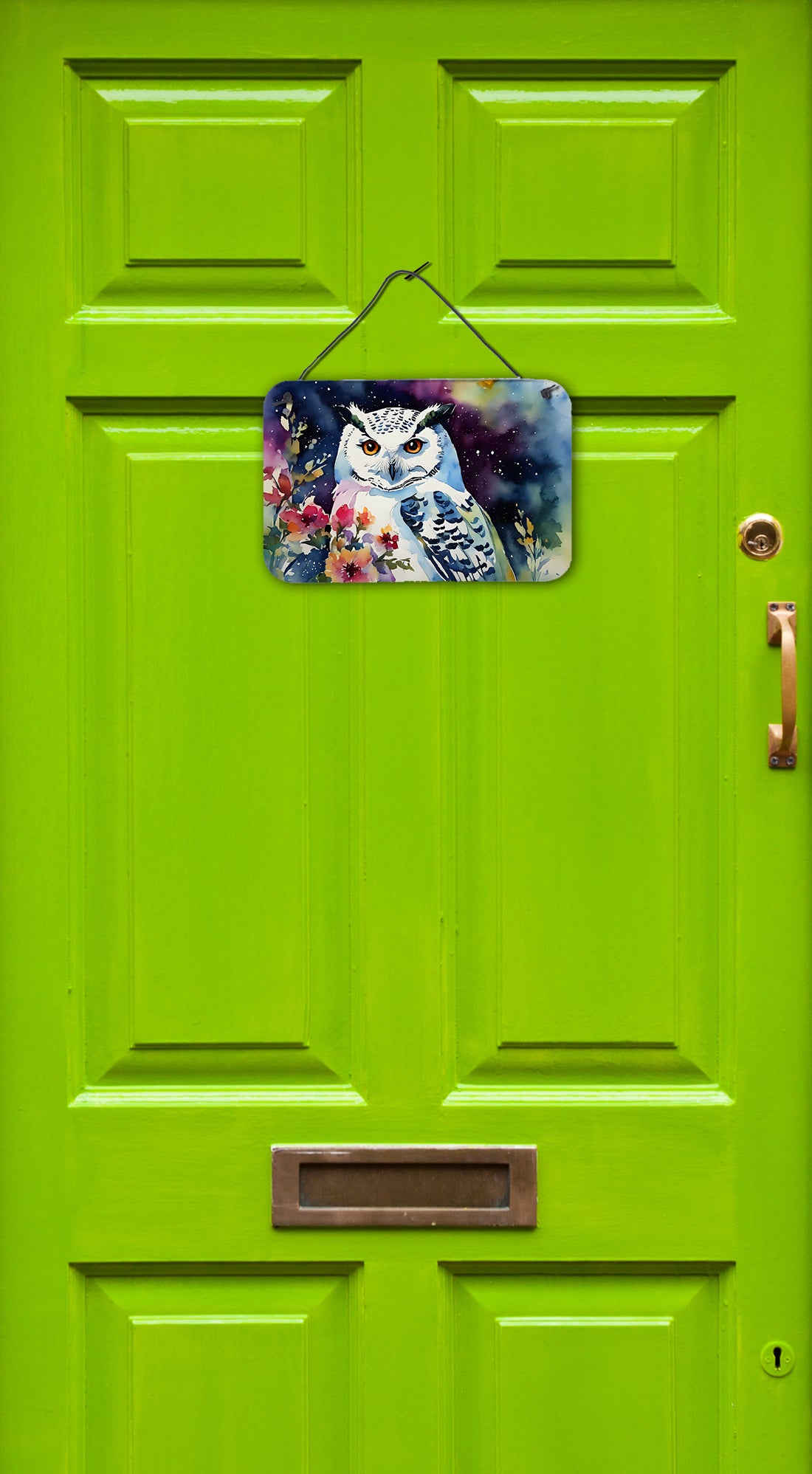 Snowy Owl Wall or Door Hanging Prints