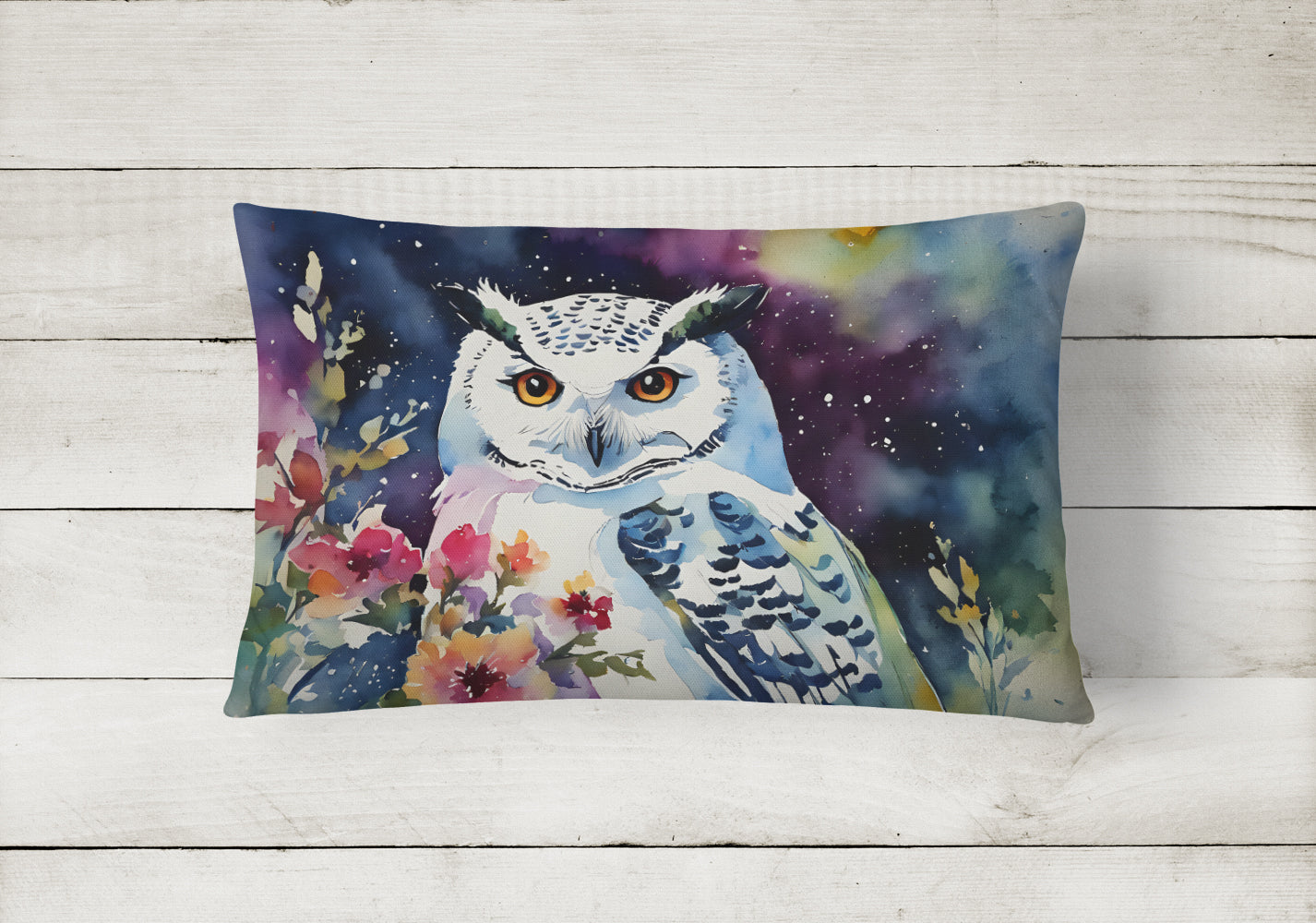 Snowy Owl Throw Pillow