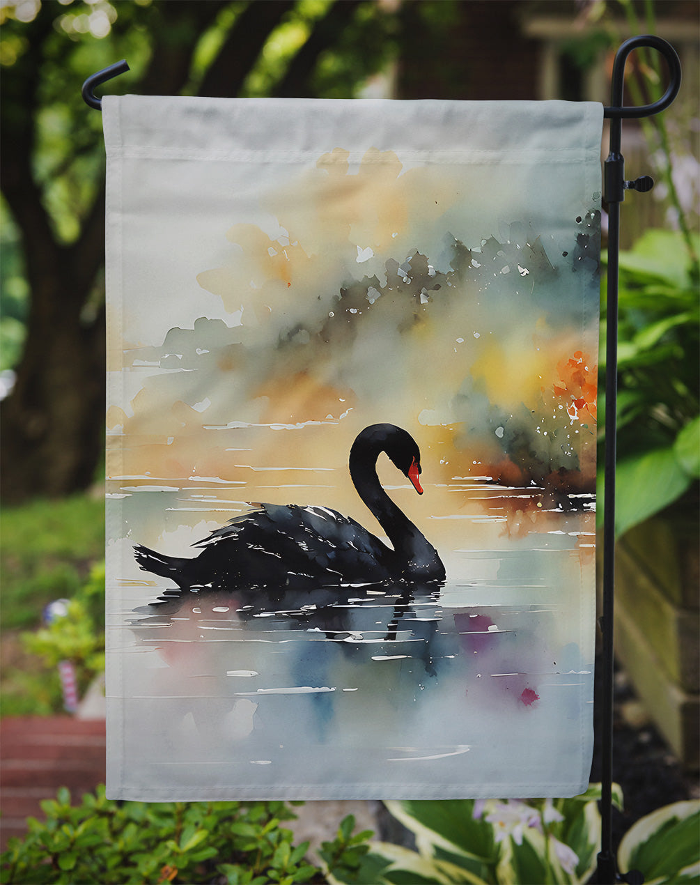 Black Swan Garden Flag