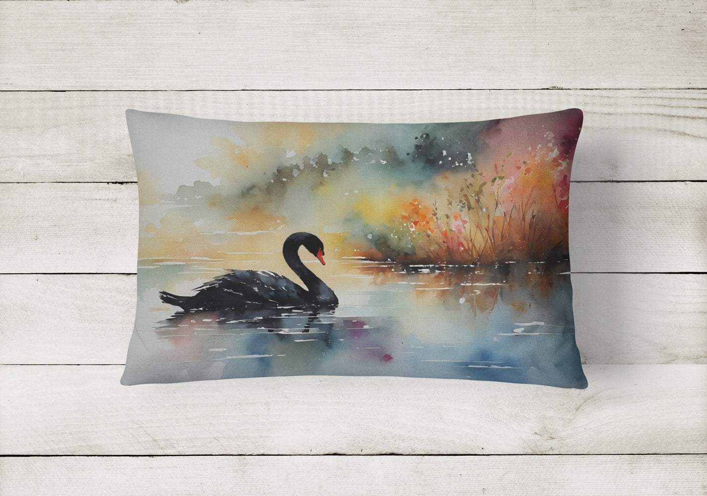 Black Swan Throw Pillow