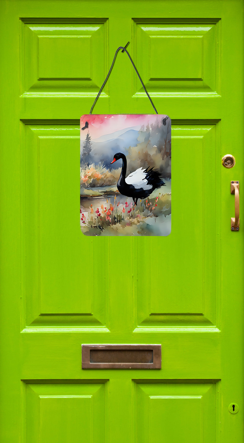 Black Swan Wall or Door Hanging Prints