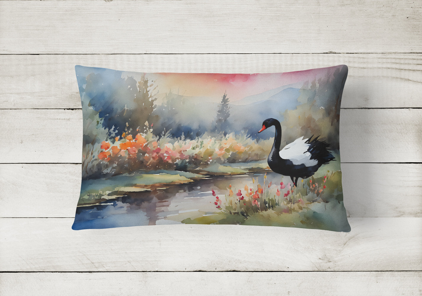 Black Swan Throw Pillow